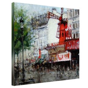 Картина на полотні Міський пейзаж 50x50 см (H5050_ISK008)