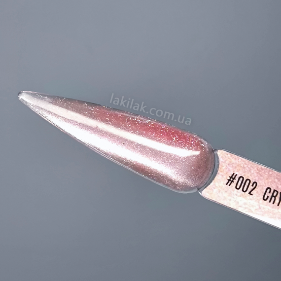 База для нігтів Victoria Avdeeva Crystal Cat Base 02 (ніжний рожевий з ефектом котячого ока) 12 мл HEMA & TPO FREE