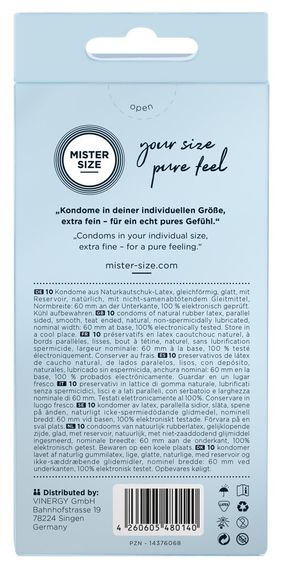 Презервативы MY.SIZE 60 mm 10шт sexstyle | Зображення 2