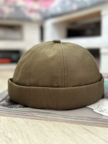 Коротка шапка міні біні, докер Хакі 56-60р (НЛ-211)