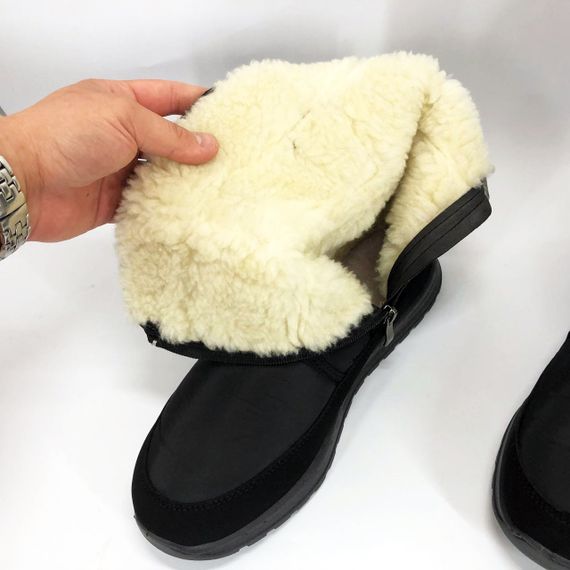 Ботинки мужские для работы 45 размер, Мужские полуботинки, Сапоги резиновые IR-667 зимний утеплитель | Зображення 1