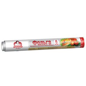 Фольга алюминиевая Помічниця 9 мкм 28 см х 6 м (4820012341528) - Топ Продаж!