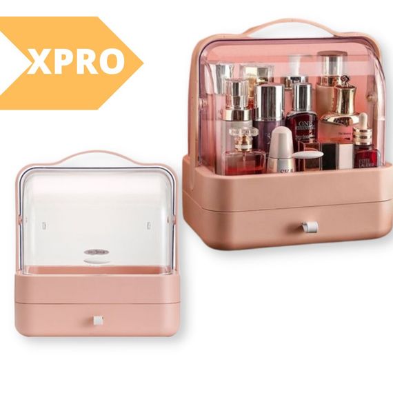 Органайзер для косметики XPRO YM206 Single Drawer на 2 секції Рожевий (MER-14970_551) | Зображення 3