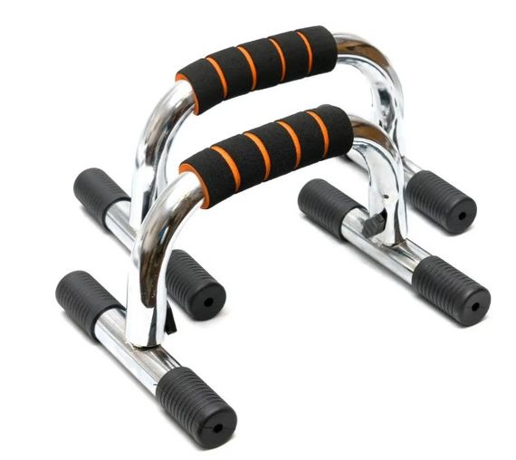 Упори для віджимань Power System PS-4005 Push Up Stand (Прямі) (PS-4005_Black-Steel) | Зображення 4