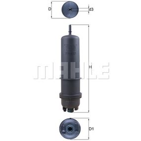 Фильтр топливный KOLBENSCHMIDT KL872/7