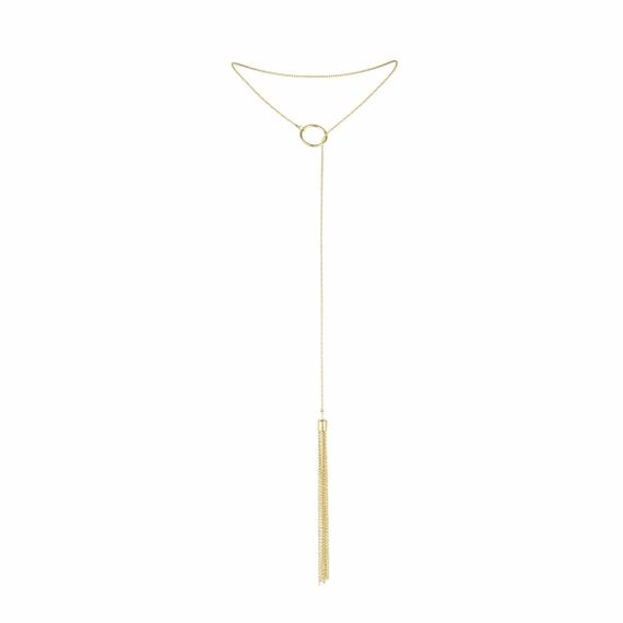 Ланцюжок для тіла Bijoux Indiscrets Magnifique Tickler Pendant Chain — Gold Sex Aura | Зображення 3