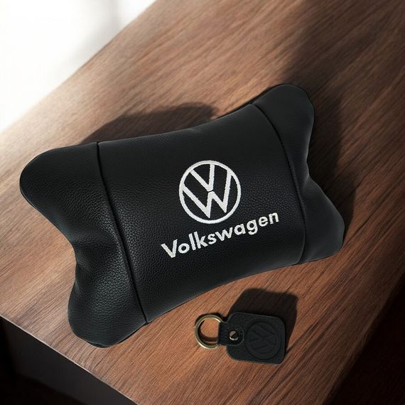 Автомобільна подушка для шиї Volkswagen 1шт, Подушка для салону авто, Подушки на підголовник AB-810 в машину | Зображення 3