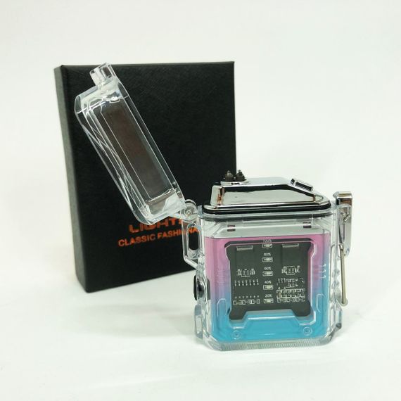 Зажигалка в подарочном футляре HL-517, Зажигалка электрическая дуга, Зажигалка WL-943 для путешествий | Зображення 6