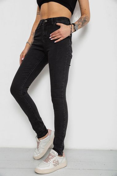 Джинсы женские Skinny, цвет черный, 182R5126 | Зображення 2