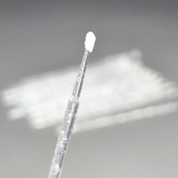 Пластиковые микростики 10см серебряные (в пакетике) 100шт