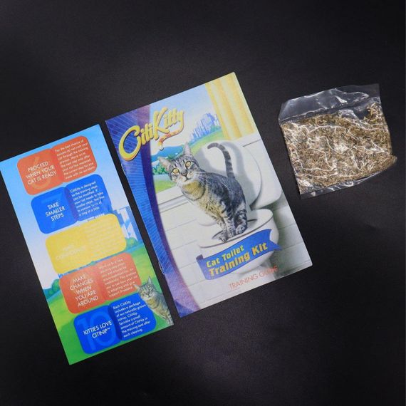 Набор для приучения кошки к унитазу CitiKitty / Кошачий туалет / Накладка на унитаз для котов | Зображення 8