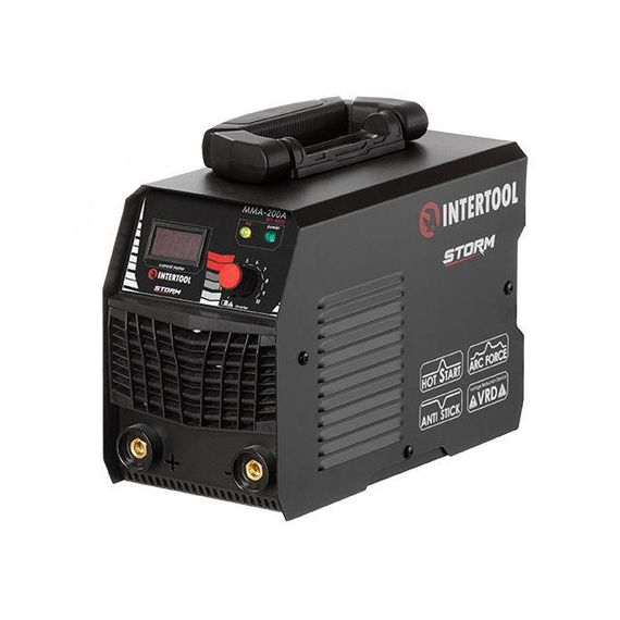 Апарат зварювальний, інверторний MMA-200A, STORM INTERTOOL WT-4005 | Зображення 1