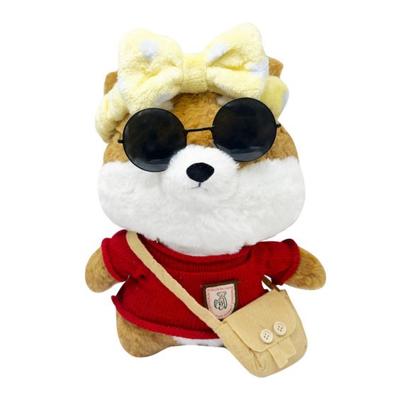 Мягкая игрушка "Собачка" K0201(Beige) одежда в ассортименте, 30 см | Зображення 2