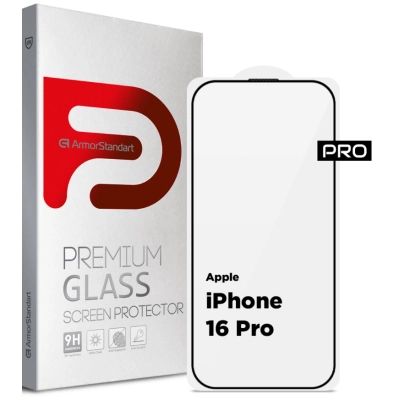 Стекло защитное Armorstandart Pro Apple iPhone 16 Pro with mesh (ARM87027)