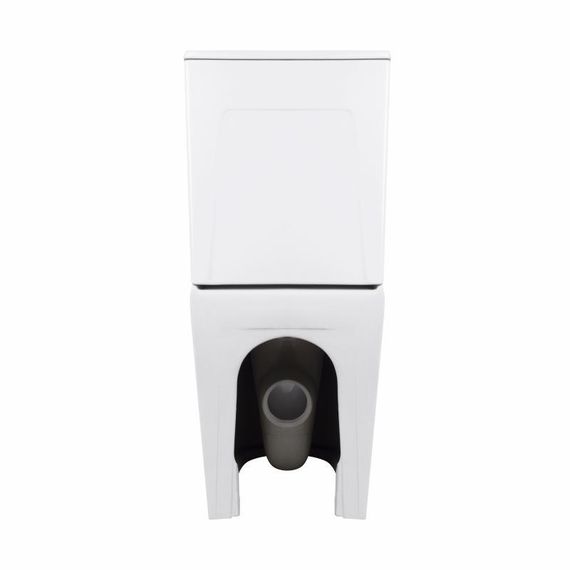 Унітаз підлоговий Qtap Virgo Ultra Quiet безобідковий з сидінням Soft-close WHITE QT18226092AW | Зображення 6