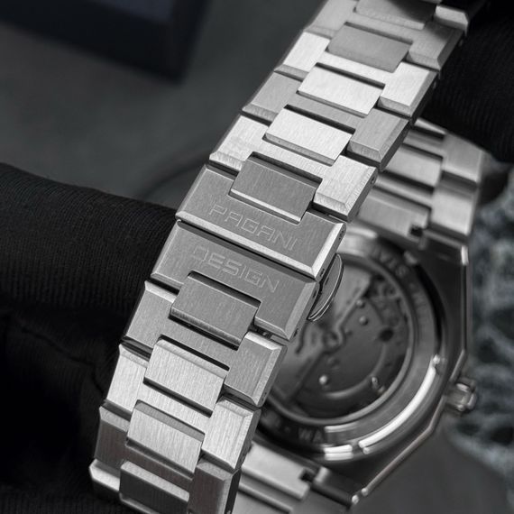 Чоловічий годинник Pagani Design PD-1673 Silver-Black | Зображення 9