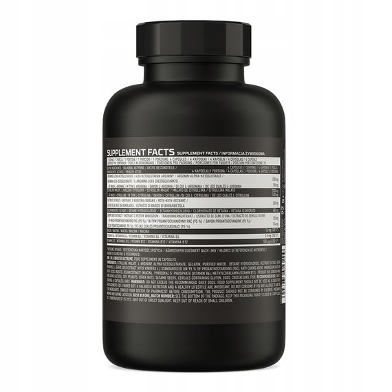 Передтренувальний комплекс OstroVit N.O. Booster Extreme 80 caps | Зображення 1