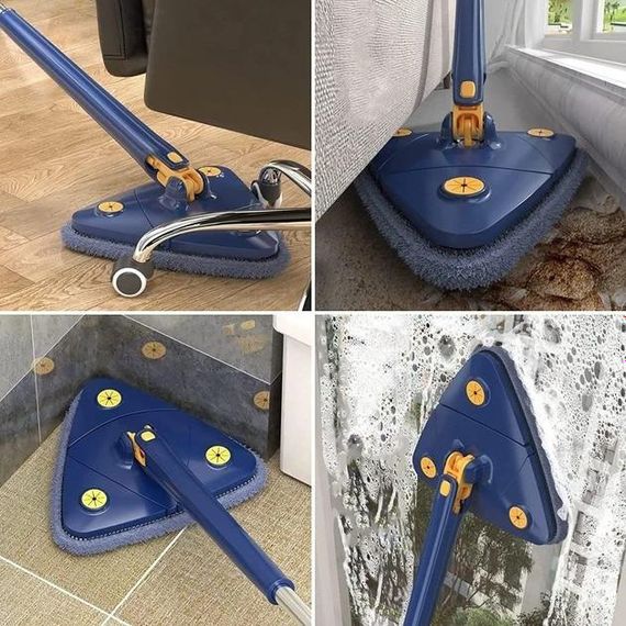 Треугольная швабра с функцией поворота на 360 Multi function KR-459 Mop MA-89 | Зображення 1