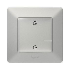 Valena Life with NETATMO. Главный беспроводной выключатель &quot;Дома / не дома&quot; . Алюминий (752386)