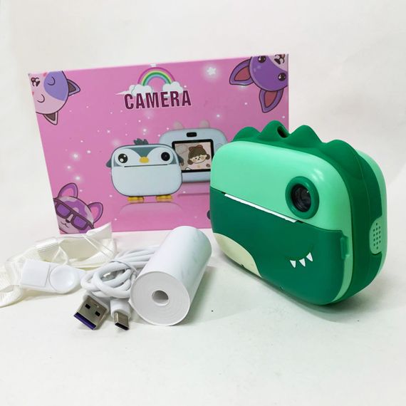 Дитячий фотоапарат з термодруком M05 GREEN | Зображення 1