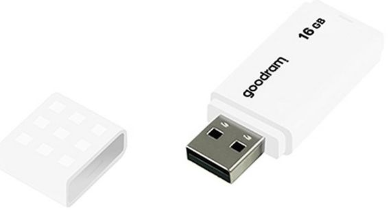 Flash Drive Goodram UME2 16 GB (UME2-0160W0R11) White