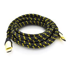 Кабель Ritar PL-HD207 HDMI-HDMI 19 + 1, UltraHD 8K 60HZ, 4K 120HZ, 3.0m, v2,1, OD-6.3mm, з фільтром, в оплетке