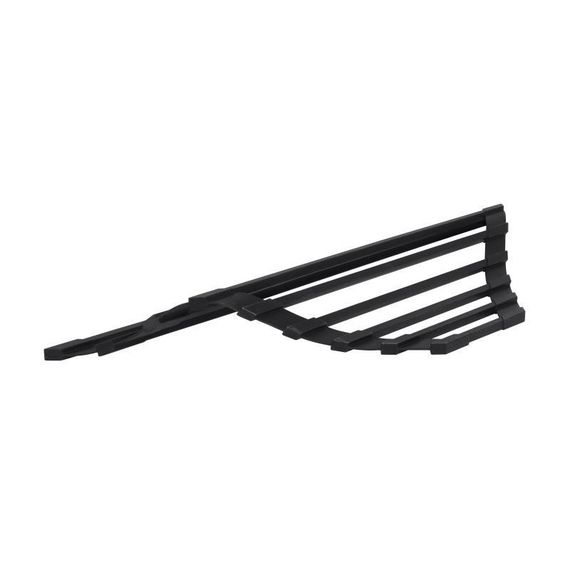 Сушарка на кухонну мийку кутова Lidz Acsis LA18 Black, квадратна основа, для посуду 430х175 мм LDACSLA18BLM49771 | Зображення 3