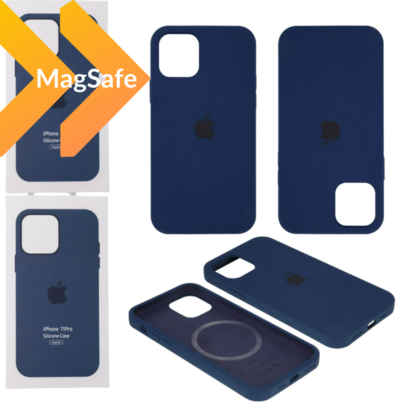 Чехол MagSafe для iPhone 11 Pro приятен на ощупь темно-синий (ЦУ-00032022_171) | Зображення 1