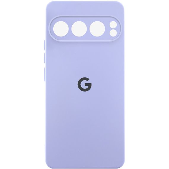 Чехол Silicone Cover Lakshmi Full Camera (AAA) with Logo для Google Pixel 9 Pro Сиреневый / Dasheen