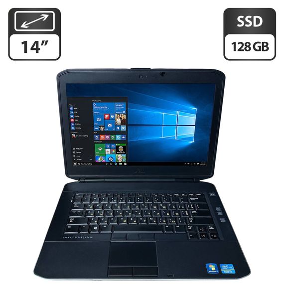 Ноутбук Dell Latitude E5430 / 14" (1366x768) TN / Intel Core i5-3340M (2 (4) ядра по 2.7 - 3.4 GHz) / 8 GB DDR3 / 128 GB SSD / Intel HD Graphics 4000 / WebCam / DVD-ROM б/в