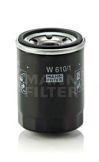 Фільтр масляний двигуна SUZUKI G VITARA 1.6-2.4 98-, SX4 1.5-1.6 06- (вир-во MANN) MANN-FILTER W6101 на SUZUKI SX4 седан (GY)