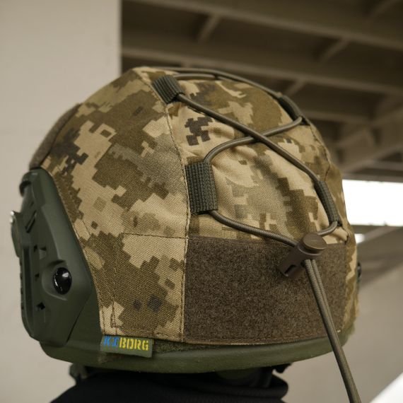 Кавер на шлем Kiborg FAST-1 cordura pixel MM-14. | Зображення 9