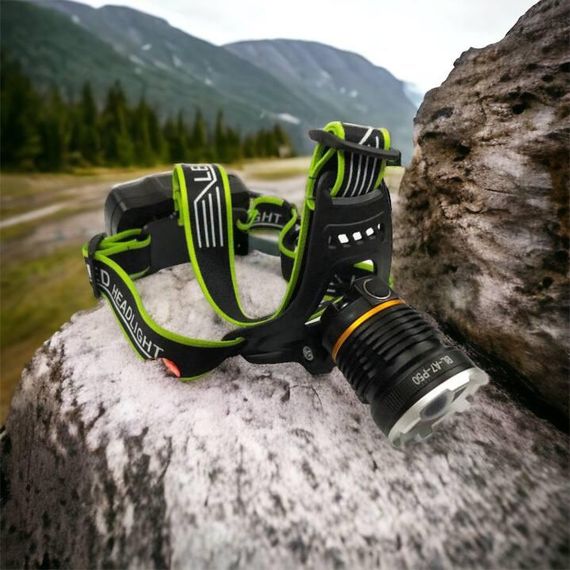 Надпотужний налобний ліхтар IB-230 Bailong BL-A7-P50