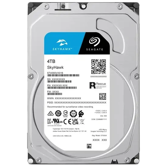 Жесткий диск 3.5 "ST4000VX015, 4 ТБ, SATA III, кэш 256 Мб