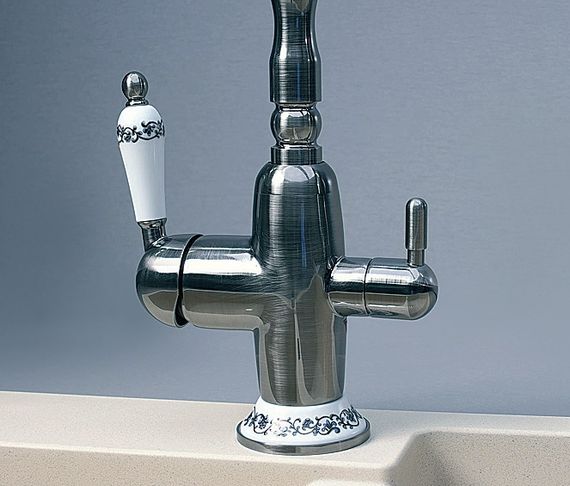 Кухонний змішувач Fabiano FKM 31.4 Inox Antique 8231.403.0328 | Зображення 1
