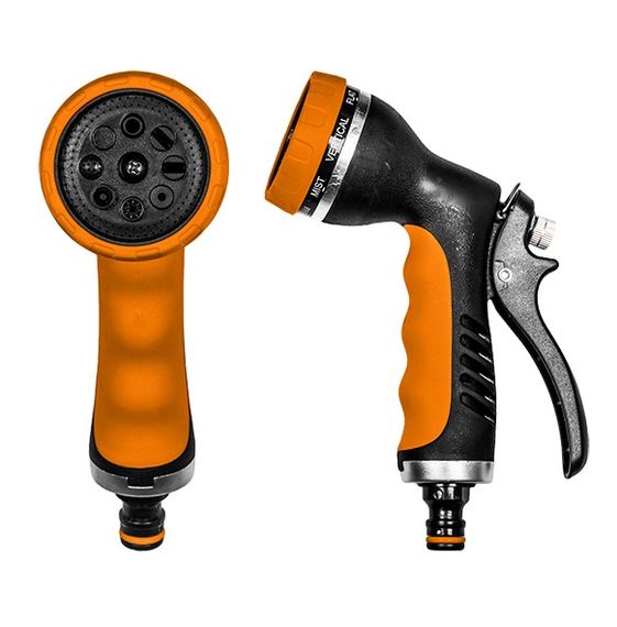 Пістолет Bradas для поливу HOBBY металевий 8 режимів BLACK LINE ECO-2048