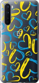Чехол на OnePlus Nord Сердца UA "5292u-2046-17620"