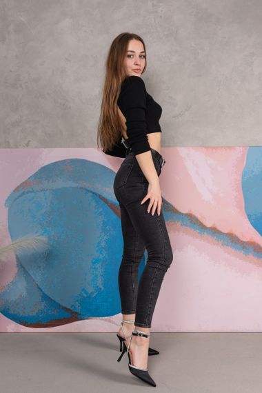 Женские босоножки Fashion Catherin 3974 40 размер 255 см Черный | Зображення 7