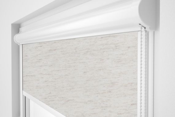 Рулонная штора Rolets Мадрид 2-865-750 75x170 см закрытого типа Лён | Зображення 1