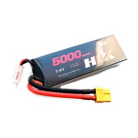 Акумулятор HLK 7.4v 5000 mAh Li-Po 2s 50C Hard Case коннектор XT60