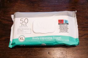 Вологі рушники для тіла Sleepy Body Cleaning Towel XL 50 шт, серветки для сухого душу та догляду за хворими
