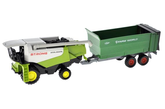 Комбайн 955-196 з причіпом, в коробці р.40,8x9,3x11,8 см YG Toys | Зображення 1