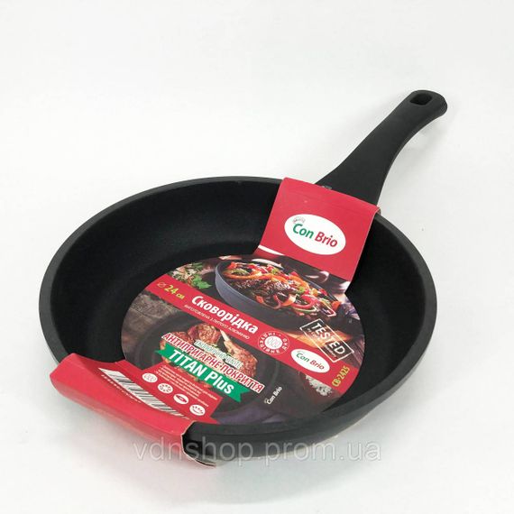 Якісні кухонні сковорідки Con, Сковорода для приготування на плиті, Сковорода для варіння PT-12 | Зображення 3