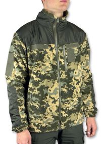 Тактична чоловіча флісова кофта, Колір: Піксель Розмір: 54