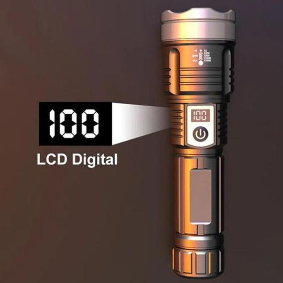 Ліхтар PLD-008 WHITE LASER LED PM10-TG, power bank, Ліхтарик тактичний акумуляторний ручний | Зображення 7