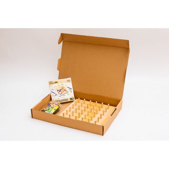 Геометрическая развивающая "Доска Монтессори" Puz-27260, 56 комбинаций | Зображення 3