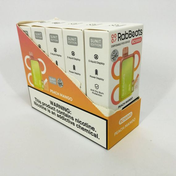 Elf Bar RabBeats RC10000 смак Персик Манго (Peach Mango) (ws95742-12) | Зображення 3