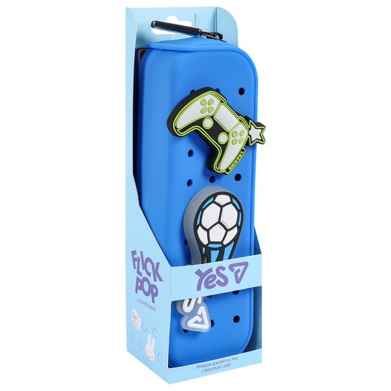 Пенал м'який силіконовий YES PHS-2 Game Zone 533849 5х6х20 см | Зображення 1