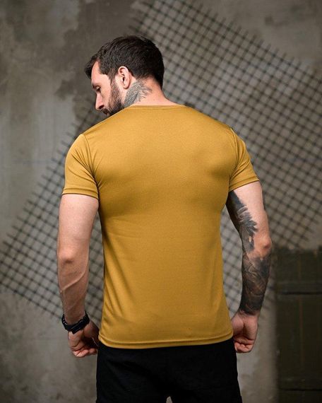 Тактична потоотводна футболка Хуліган coyot ПП7849 | Зображення 2