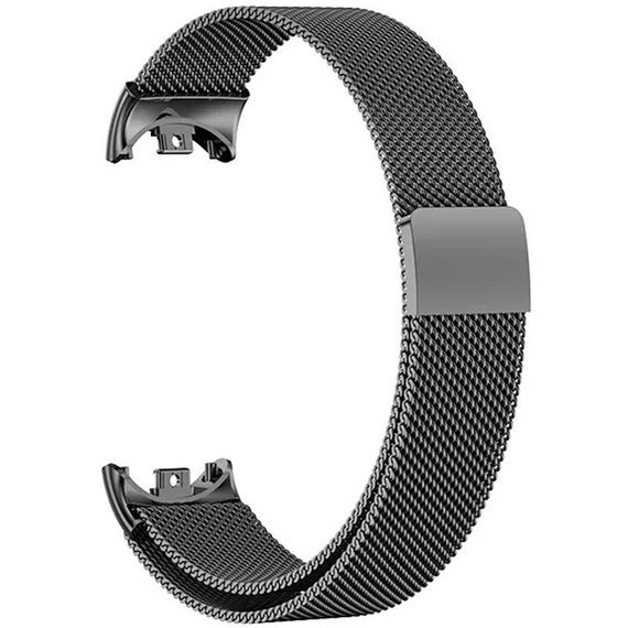 Ремінець Milanese Loop New Design для Xiaomi Mi Band 8/9/10 Black | Зображення 1